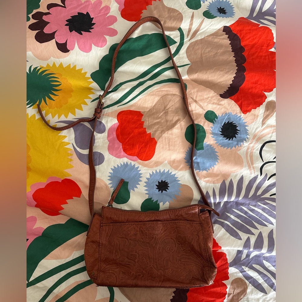 American Leather Co. Chic Brown Crossbody Bag